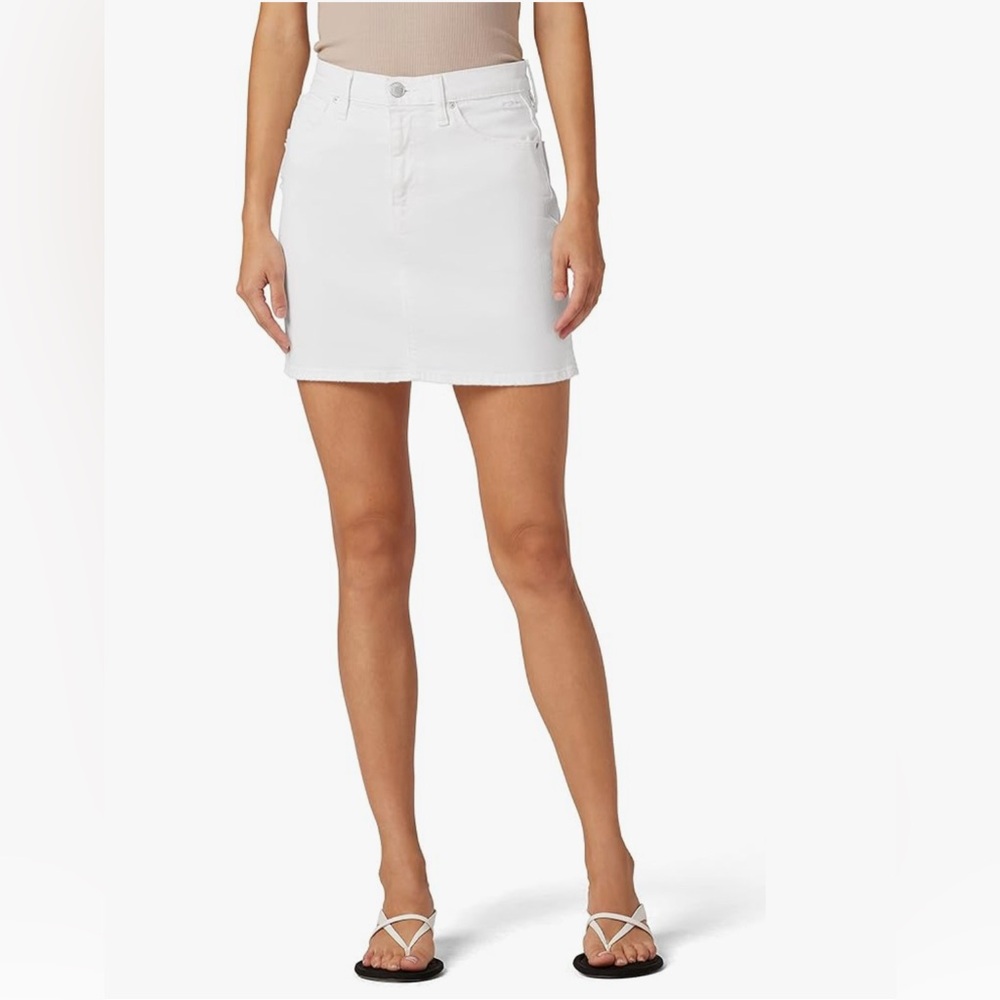 Hudson Viper Mini Skirt in White